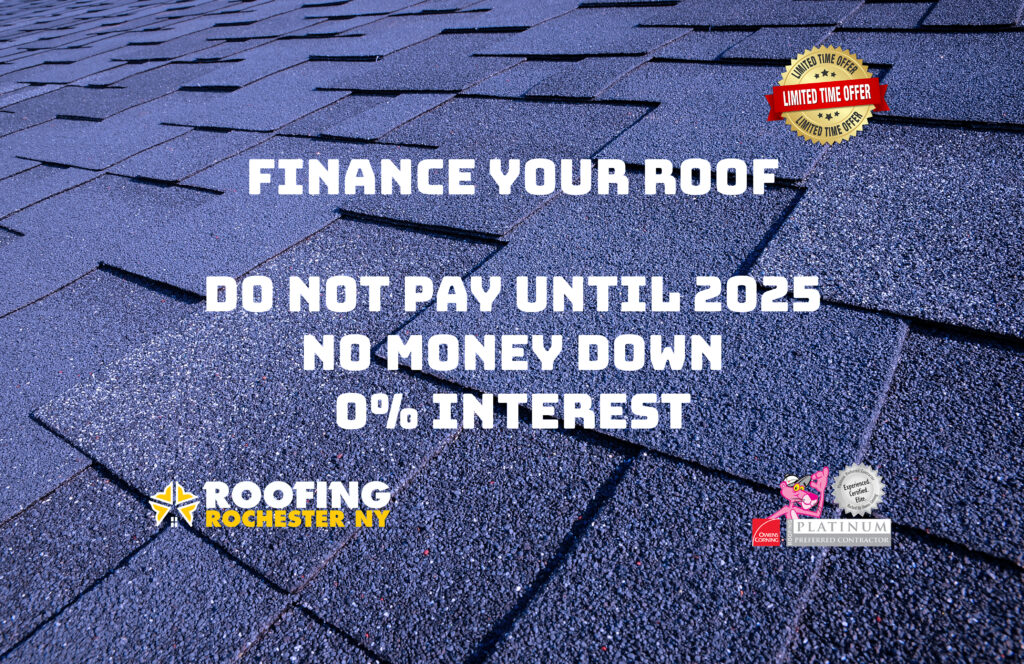 Finance Your Roof at Roofing Rochester NY