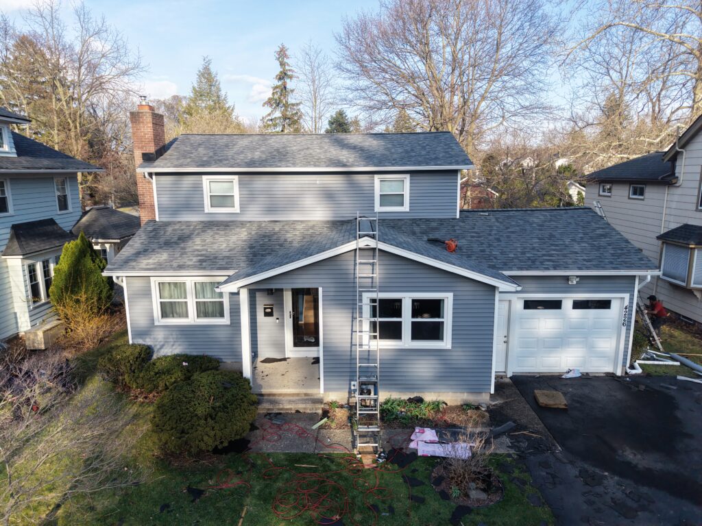 Estate Gray shingle roof in Rochester NY